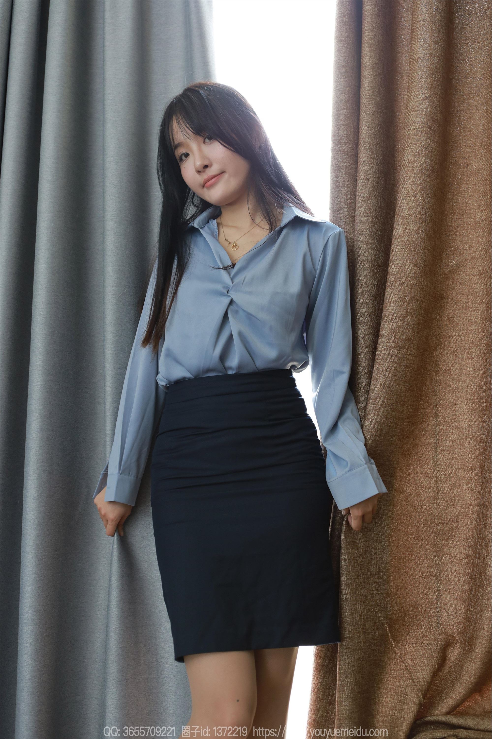 IESS异思趣向  2024.09.04 丝享家 1837 婉萍《蓝色衬衣》